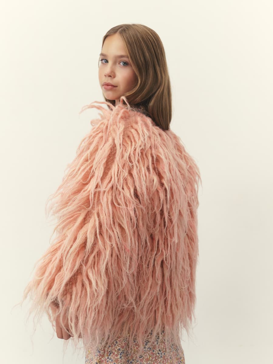 Гуня дитяча рожева -4