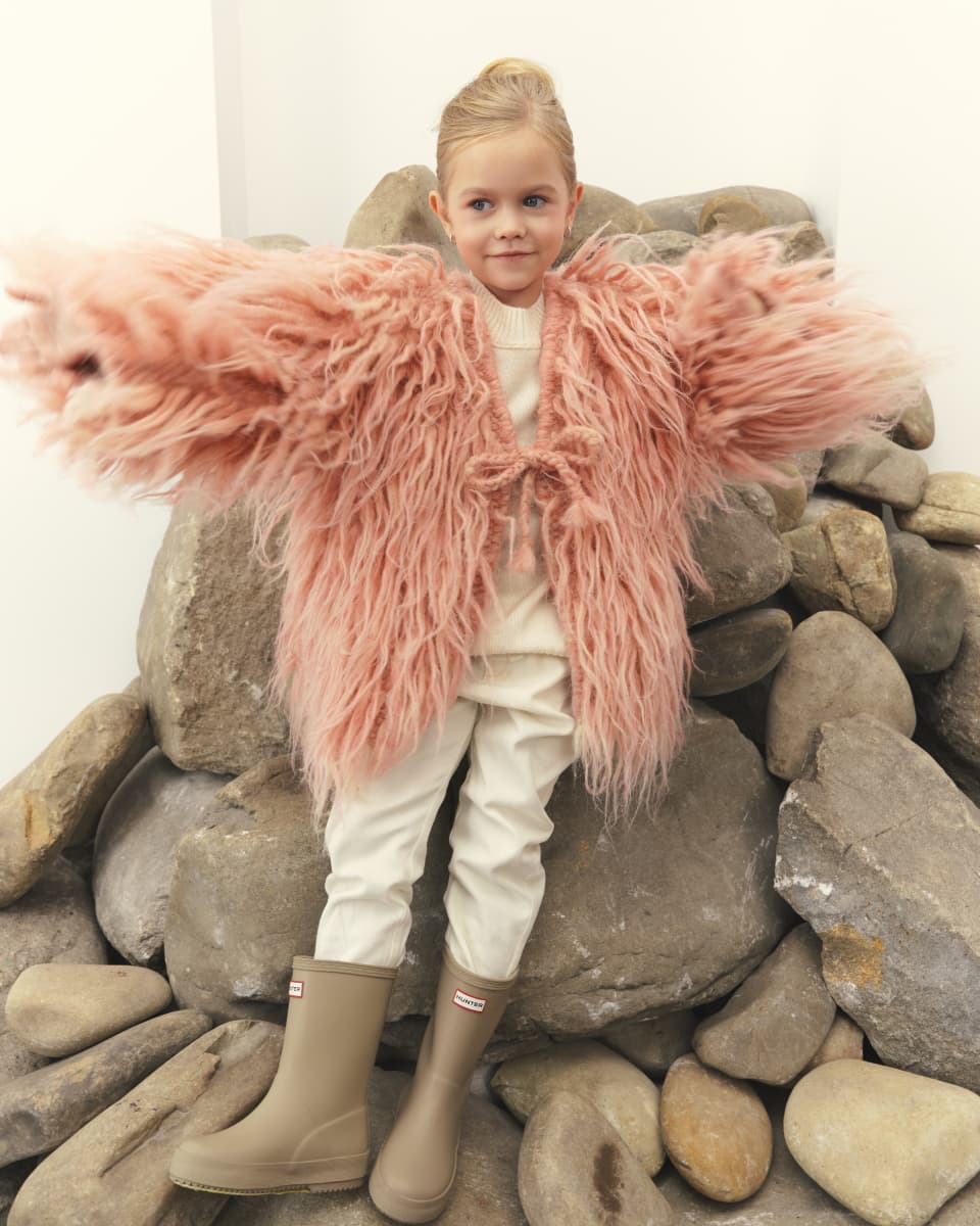 Гуня дитяча рожева -11