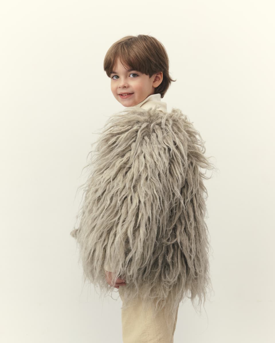 Гуня дитяча сіра -4