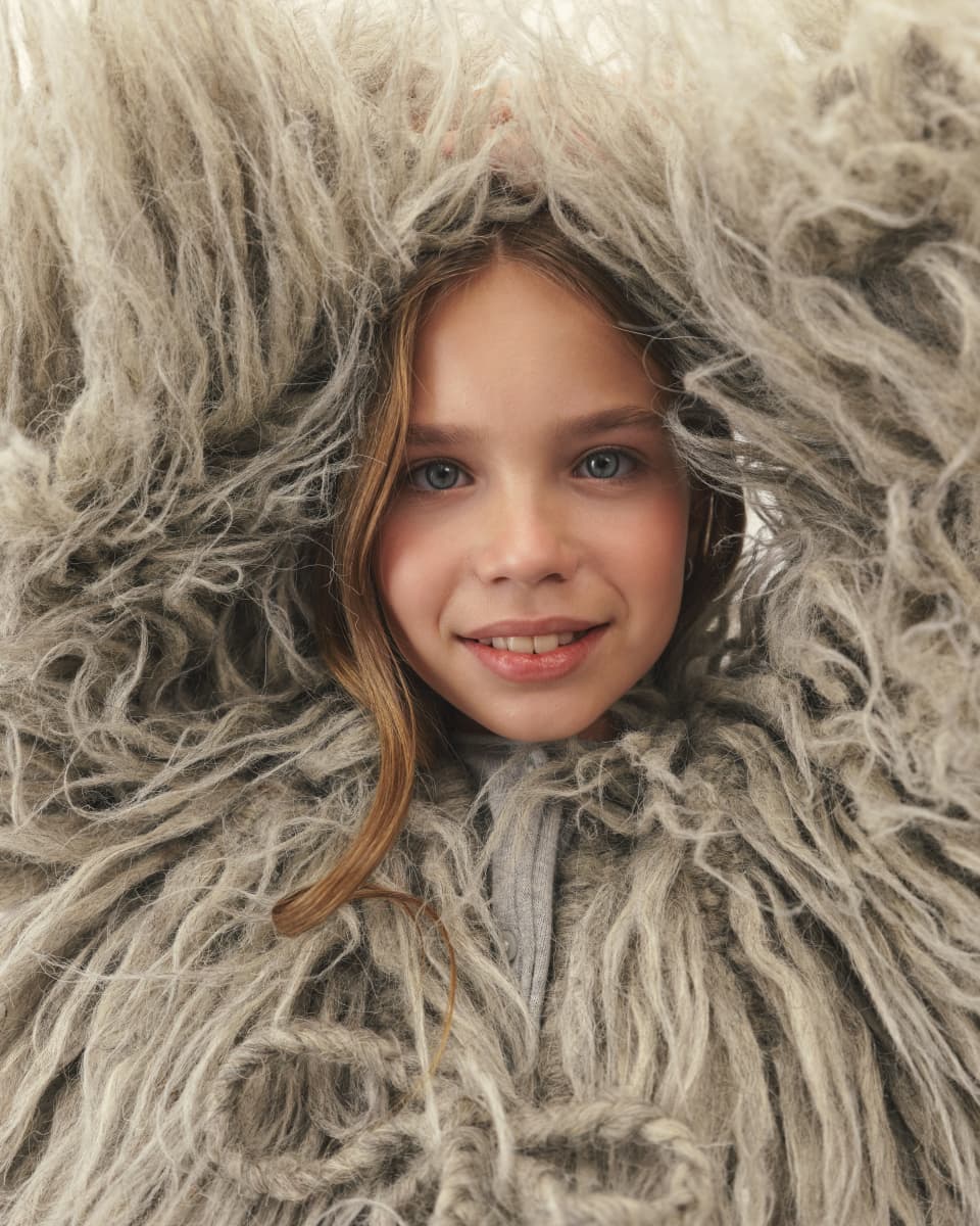 Гуня дитяча сіра -6