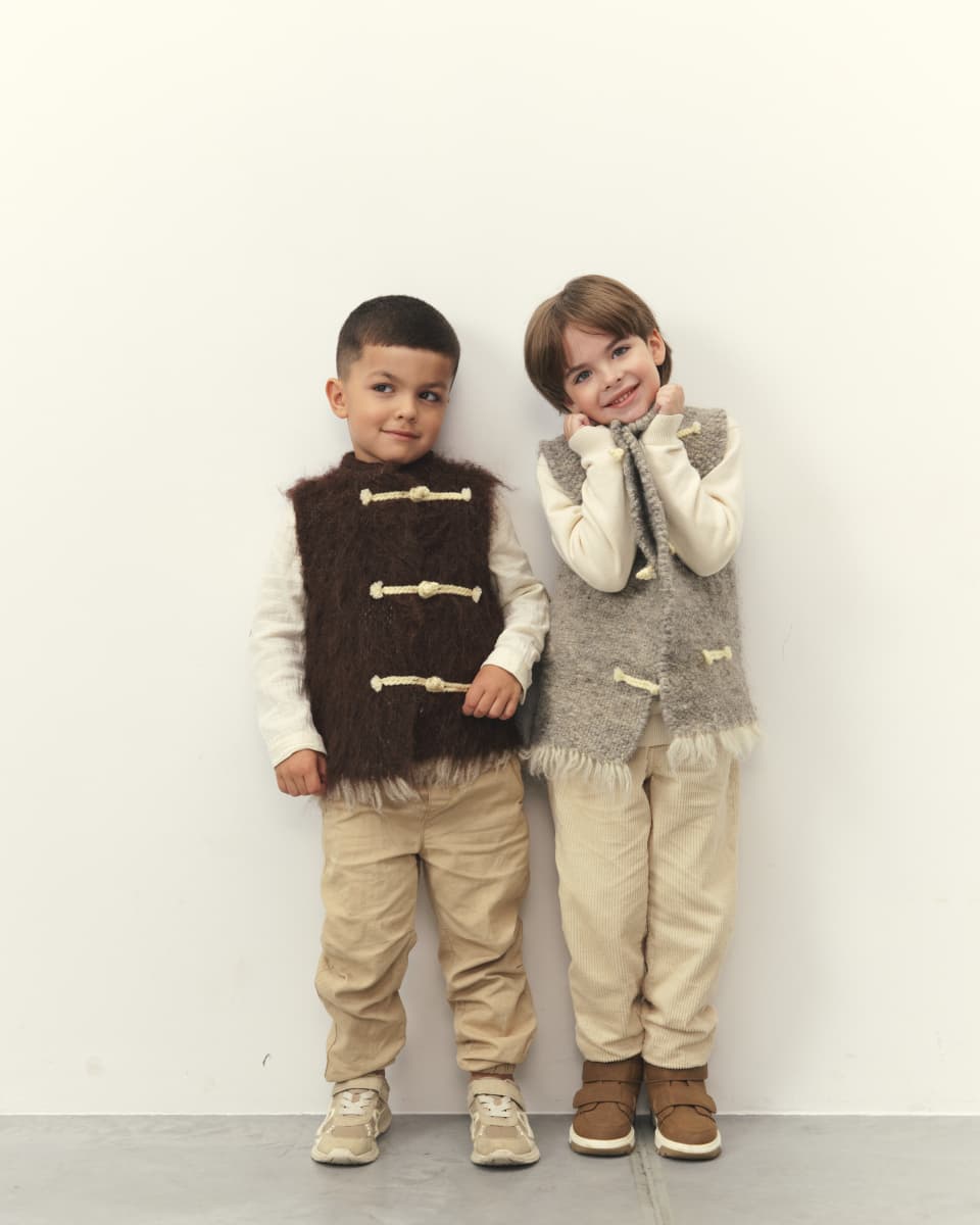 Безрукавка дитяча коричнева-8