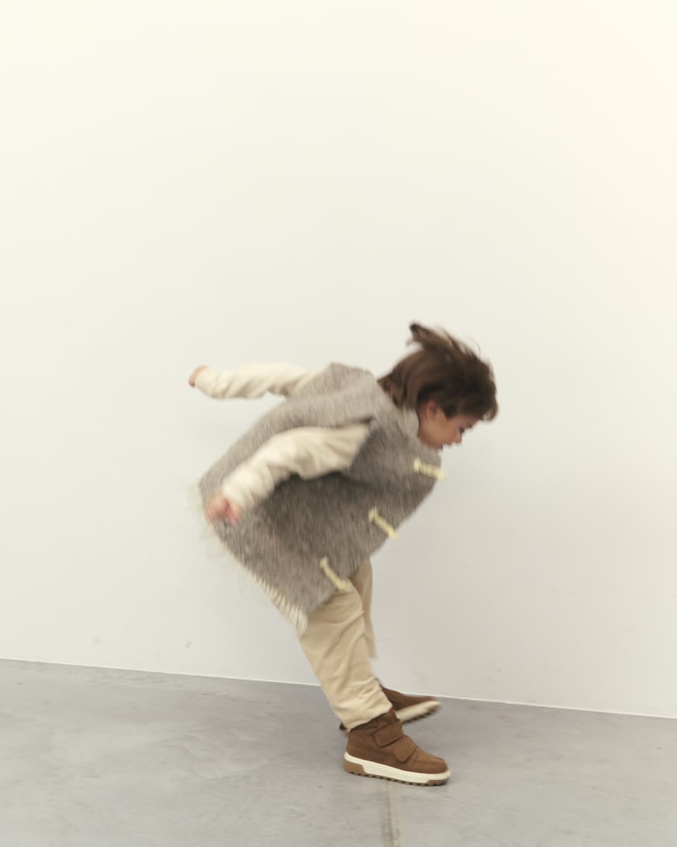 Безрукавка дитяча сіра -6