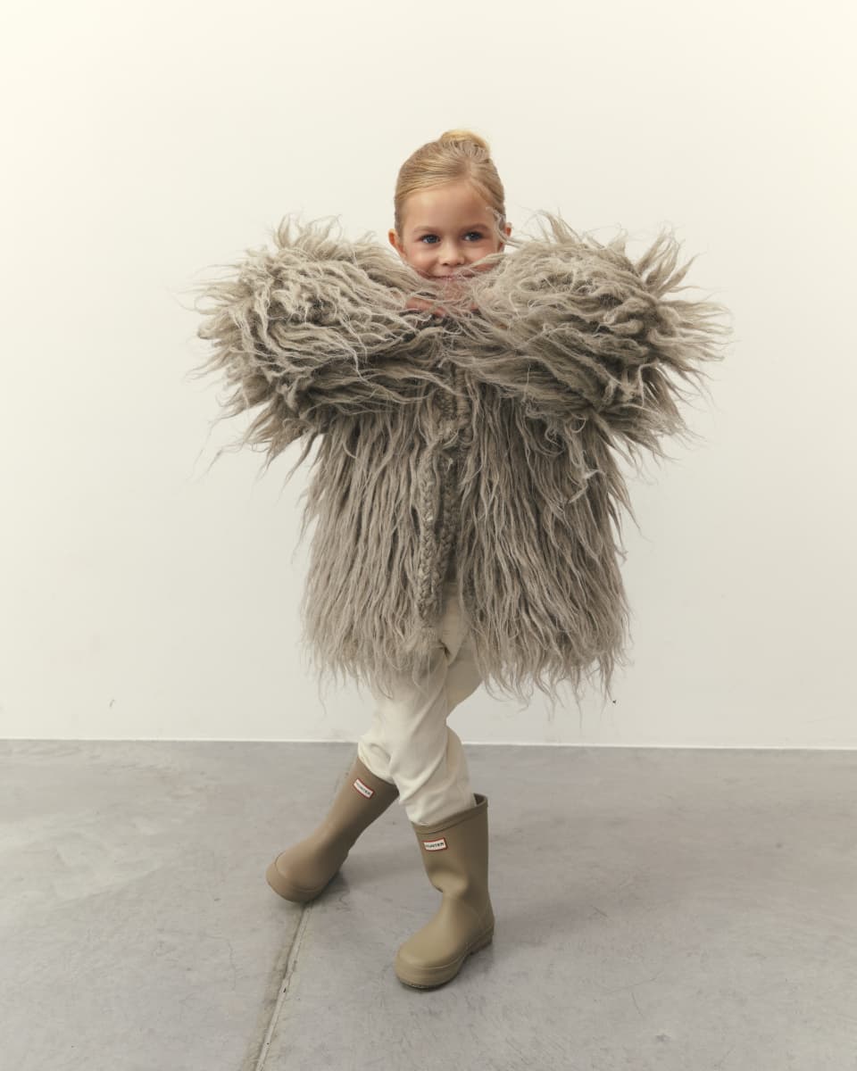 Гуня дитяча сіра -8