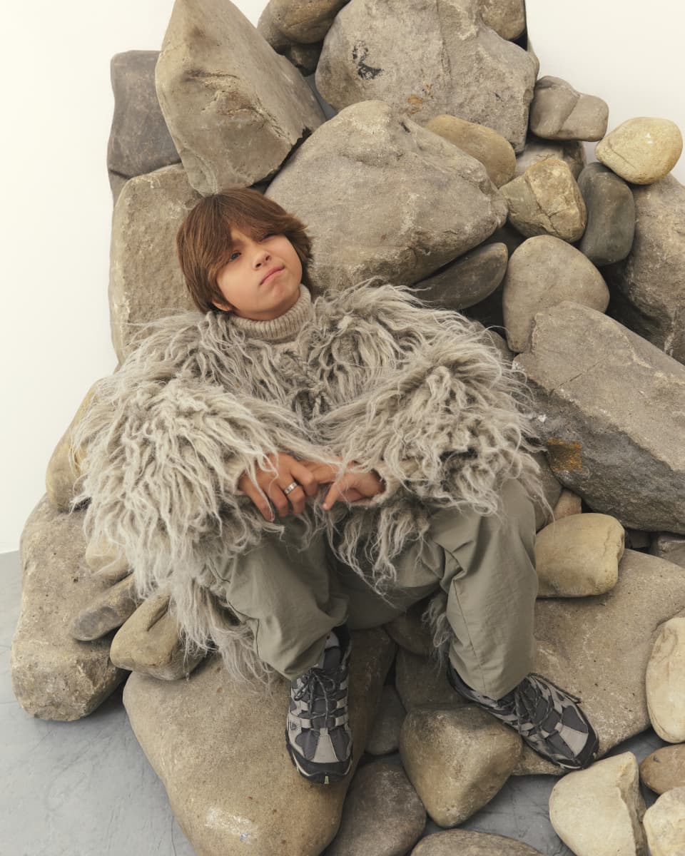 Гуня дитяча сіра -5