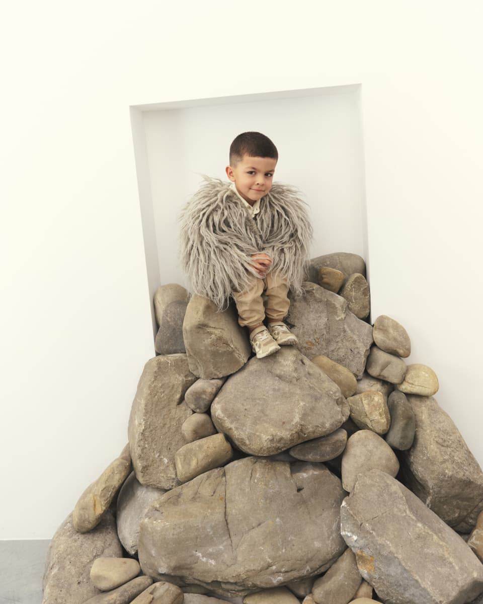 Гуня дитяча сіра -11