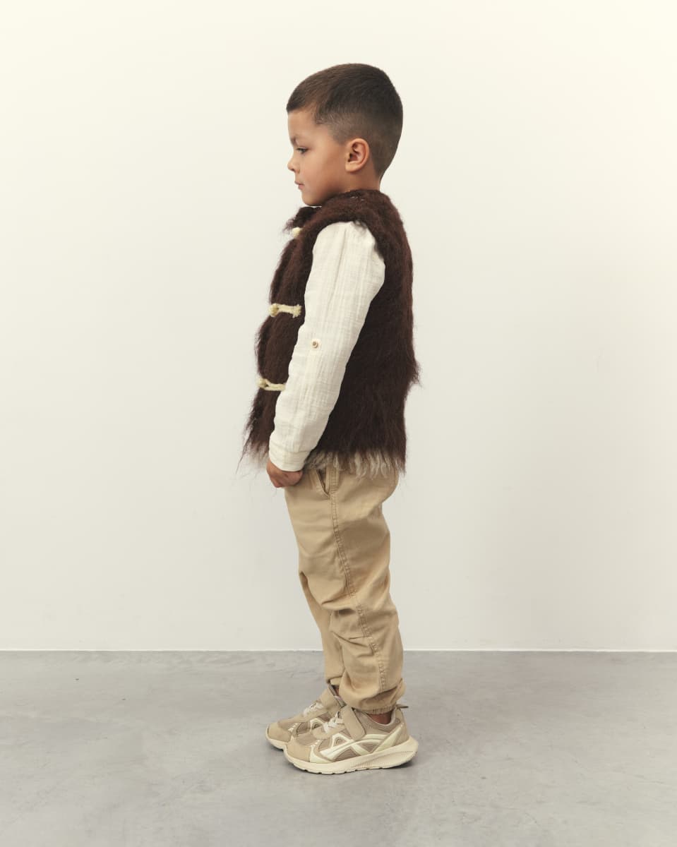 Безрукавка дитяча коричнева-3