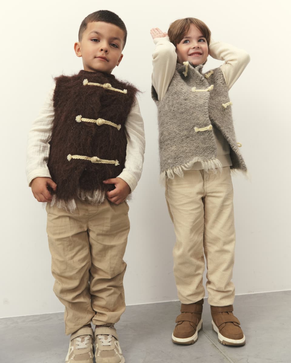 Безрукавка дитяча коричнева-7